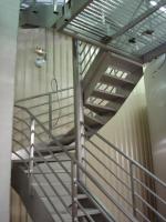  - Escalier quart tournant cuverie inox
